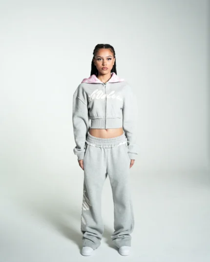 Female Pants Grey Tracksuit